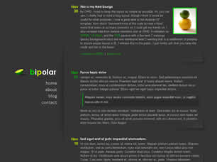 Preview bipolar - FREE HTML CSS JavaScript Template