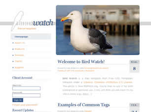 Preview bird watch - FREE HTML CSS JavaScript Template