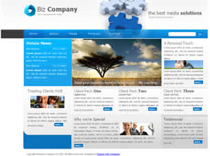 Preview biz company - FREE HTML CSS JavaScript Template