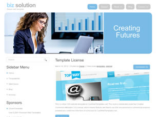 Preview biz solution - FREE HTML CSS JavaScript Template