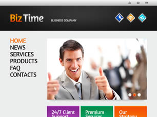 Preview biz time - FREE HTML CSS JavaScript Template