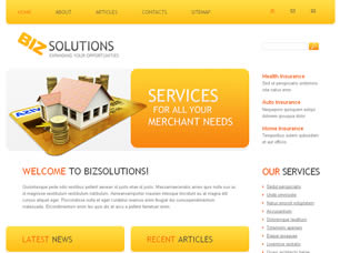 Preview bizsolutions - FREE HTML CSS JavaScript Template