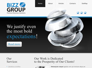 Preview bizz group - FREE HTML CSS JavaScript Template