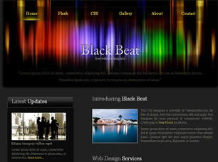 Preview black beat - FREE HTML CSS JavaScript Template