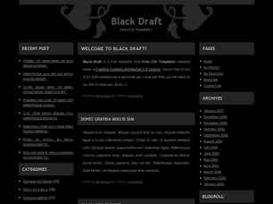 Preview black draft - FREE HTML CSS JavaScript Template