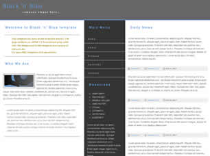 Preview black n blue - FREE HTML CSS JavaScript Template