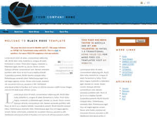 Preview black rose - FREE HTML CSS JavaScript Template