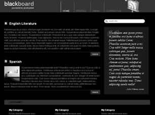 Preview blackboard - FREE HTML CSS JavaScript Template