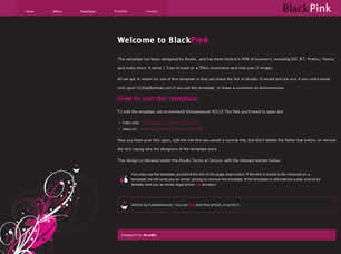 Preview blackpink - FREE HTML CSS JavaScript Template