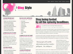 Preview blog style - FREE HTML CSS JavaScript Template