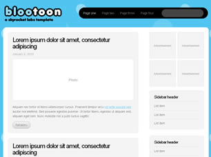 Preview blootoon - FREE HTML CSS JavaScript Template