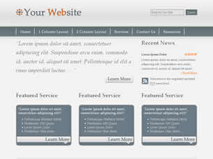 Preview blue gray - FREE HTML CSS JavaScript Template