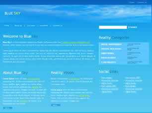 Preview blue sky - FREE HTML CSS JavaScript Template