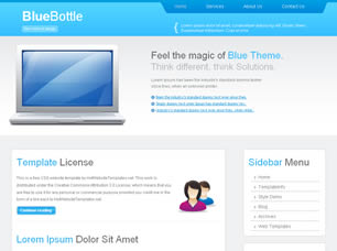 Preview bluebottle - FREE HTML CSS JavaScript Template