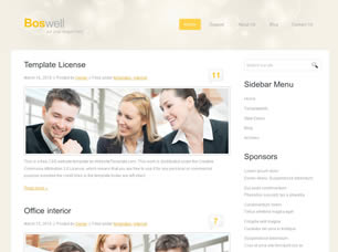 Preview boswell - FREE HTML CSS JavaScript Template