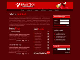 Preview brain tech - FREE HTML CSS JavaScript Template