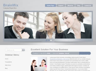 Preview brainmix - FREE HTML CSS JavaScript Template