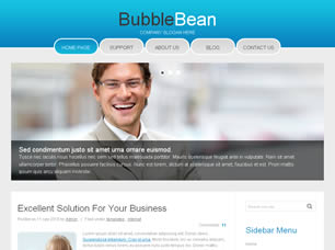 Preview bubblebean - FREE HTML CSS JavaScript Template