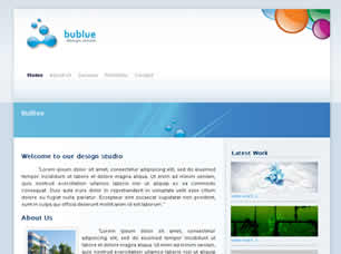 Preview bublue - FREE HTML CSS JavaScript Template