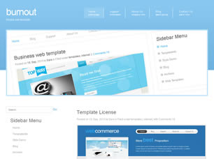 Preview burnout - FREE HTML CSS JavaScript Template