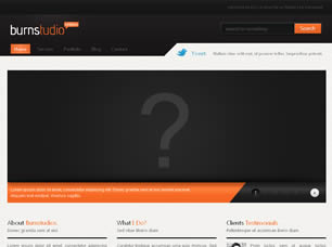 Preview burnstudio - FREE HTML CSS JavaScript Template