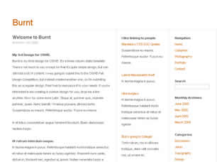 Preview burnt - FREE HTML CSS JavaScript Template