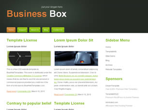 Preview business box - FREE HTML CSS JavaScript Template