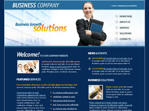 Preview business company - FREE HTML CSS JavaScript Template