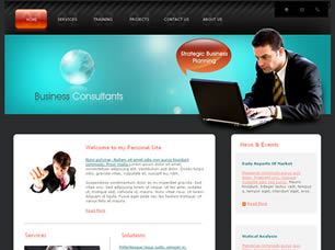 Preview business consultants - FREE HTML CSS JavaScript Template