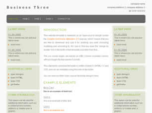 Preview business three - FREE HTML CSS JavaScript Template