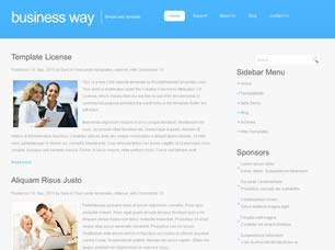 Preview business way - FREE HTML CSS JavaScript Template