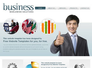 Preview business worldwide solutions - FREE HTML CSS JavaScript Template