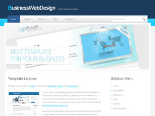 Preview busineswebdesign - FREE HTML CSS JavaScript Template