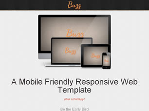 Preview buzzapp - FREE HTML CSS JavaScript Template