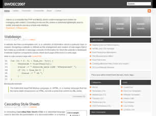 Preview bwdec2007 - FREE HTML CSS JavaScript Template