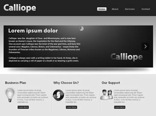 Preview calliope - FREE HTML CSS JavaScript Template