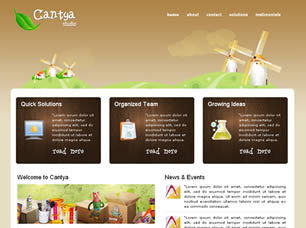 Preview cantya studio - FREE HTML CSS JavaScript Template