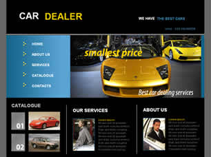 Preview car dealer - FREE HTML CSS JavaScript Template