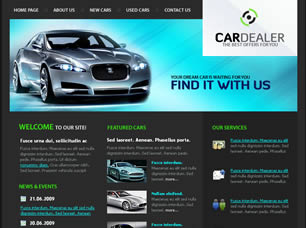 Preview cardealer - FREE HTML CSS JavaScript Template