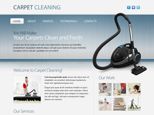 Preview carpet cleaning - FREE HTML CSS JavaScript Template