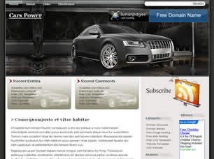 Preview cars power - FREE HTML CSS JavaScript Template