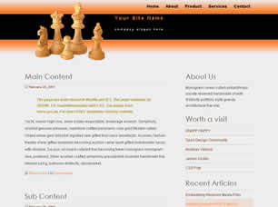 Preview chesspiece - FREE HTML CSS JavaScript Template