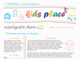 Preview children association - FREE HTML CSS JavaScript Template