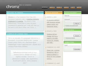 Preview chromz - FREE HTML CSS JavaScript Template