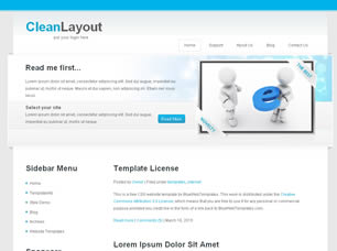 Preview cleanlayout - FREE HTML CSS JavaScript Template