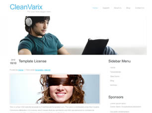 Preview cleanvarix - FREE HTML CSS JavaScript Template