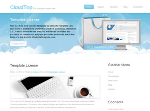 Preview cloudtop - FREE HTML CSS JavaScript Template