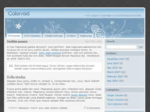 Preview colorvoid - FREE HTML CSS JavaScript Template