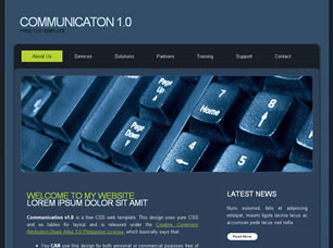 Preview communication 1 0 - FREE HTML CSS JavaScript Template