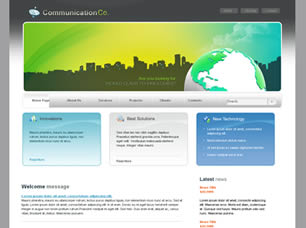 Preview communication co - FREE HTML CSS JavaScript Template